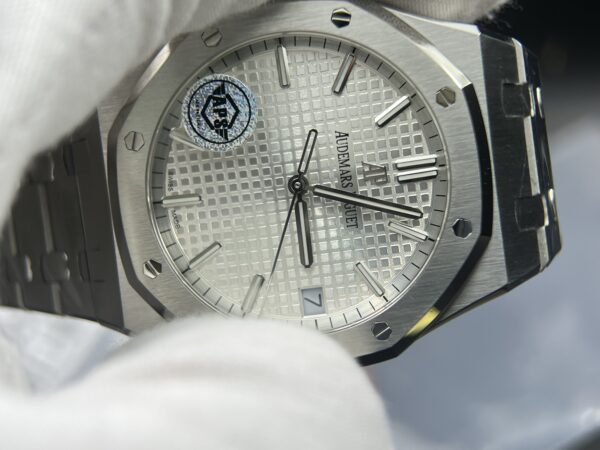 Royal Oak 41mm 15500 SS  1:1 Upgrade Dial and Calendar wheel crystal glass (Based on APS) - Image 5