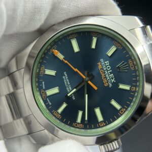 Milgauss 116400 GV 904L Steel VSF 1:1 Best Edition Blue Dial on Bracelet DD3131