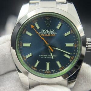 Milgauss 116400 GV 904L Steel VSF 1:1 Best Edition Blue Dial on Bracelet SA3131