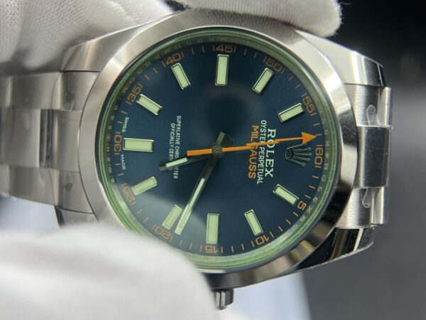 Milgauss 116400 GV 904L Steel VSF 1:1 Best Edition Blue Dial on Bracelet SA3131 - Image 10