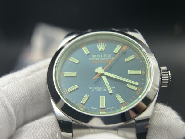 Milgauss 116400 GV 904L Steel VSF 1:1 Best Edition Blue Dial on Bracelet SA3131 - Image 11
