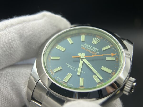 Milgauss 116400 GV 904L Steel VSF 1:1 Best Edition Blue Dial on Bracelet SA3131 - Image 12