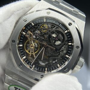 Royal Oak 41mm Openworked 15407 SS THB 1:1 Best Edition on SS Bracelet SH3132 V2 Super Clone