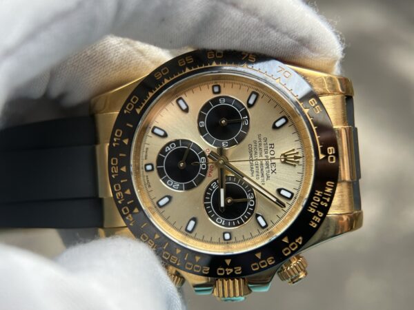 Daytona 116518 Tungsten shell Case Wrap real gold 155 grams-Professional instruments display 18k - Image 3