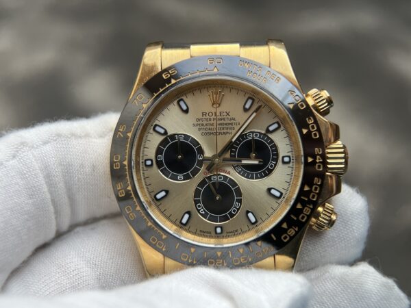 Daytona 116518 Tungsten shell Case Wrap real gold 155 grams-Professional instruments display 18k - Image 6