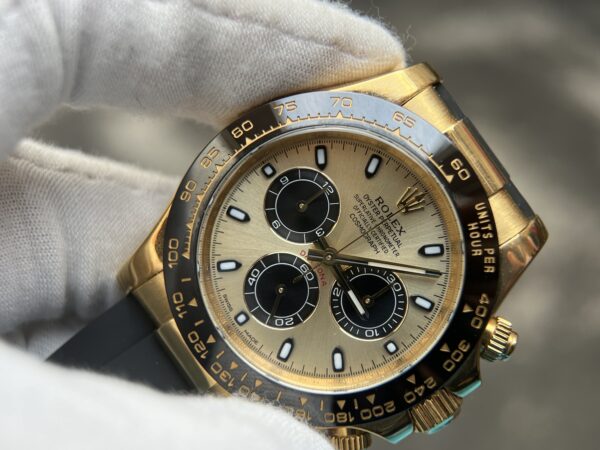 Daytona 116518 Tungsten shell Case Wrap real gold 155 grams-Professional instruments display 18k - Image 11