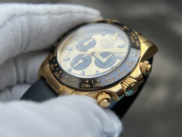 Daytona 116518 Tungsten shell Case Wrap real gold 155 grams-Professional instruments display 18k - Image 13