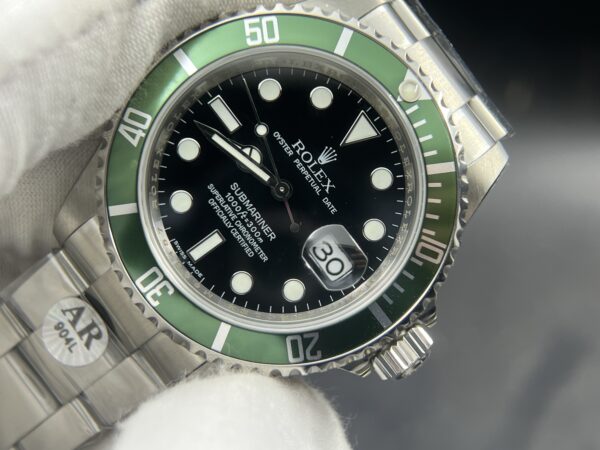 Submariner 16610 LV 904L Steel ARF 1:1 Best Edition on SS Bracelet SH 3135 V2 - Image 5