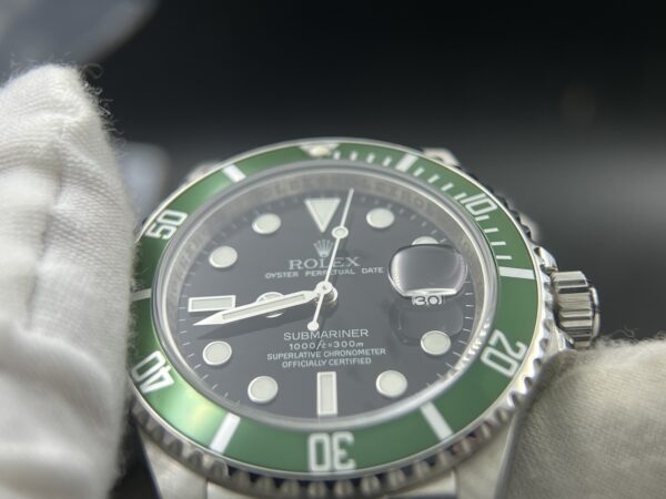 Submariner 16610 LV 904L Steel ARF 1:1 Best Edition on SS Bracelet SH 3135 V2 - Image 9