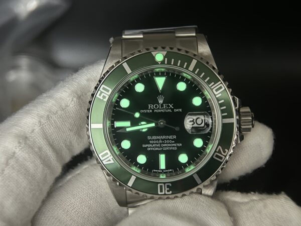 Submariner 16610 LV 904L Steel ARF 1:1 Best Edition on SS Bracelet SH 3135 V2 - Image 13