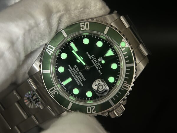Submariner 16610 LV 904L Steel ARF 1:1 Best Edition on SS Bracelet SH 3135 V2 - Image 15