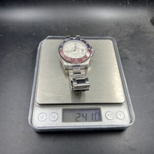 GMT-Master II 126719 BLRO Meteorite dial Tungsten shell Case Wrap real platinum 240 grams