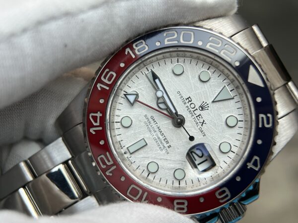 GMT-Master II 126719 BLRO Meteorite dial Tungsten shell Case Wrap real platinum 240 grams - Image 7