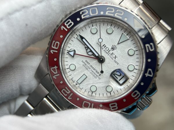 GMT-Master II 126719 BLRO Meteorite dial Tungsten shell Case Wrap real platinum 240 grams - Image 9