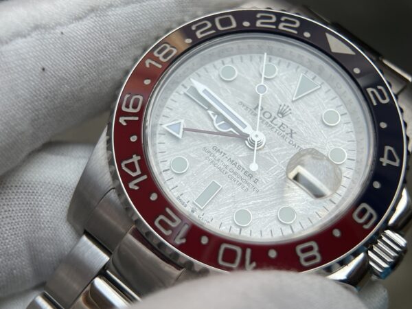 GMT-Master II 126719 BLRO Meteorite dial Tungsten shell Case Wrap real platinum 240 grams - Image 10
