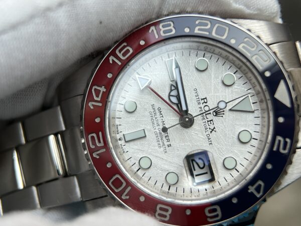 GMT-Master II 126719 BLRO Meteorite dial Tungsten shell Case Wrap real platinum 240 grams - Image 12