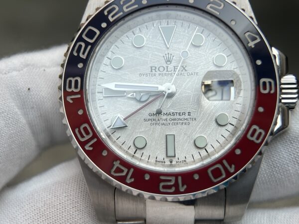GMT-Master II 126719 BLRO Meteorite dial Tungsten shell Case Wrap real platinum 240 grams - Image 14