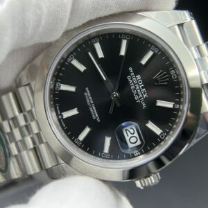 DateJust 41 126334 Clean 1:1 Best Edition 904L Steel Black Dial on Jubilee Bracelet and Oyster Bracelet VR3235