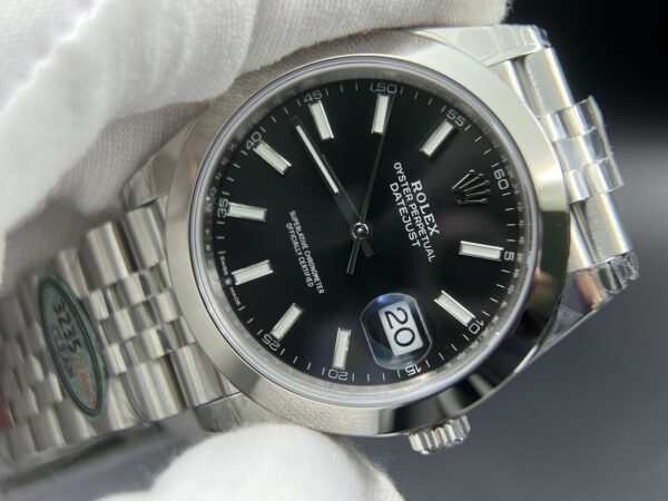 DateJust 41 126334 Clean 1:1 Best Edition 904L Steel Black Dial on Jubilee Bracelet and Oyster Bracelet VR3235