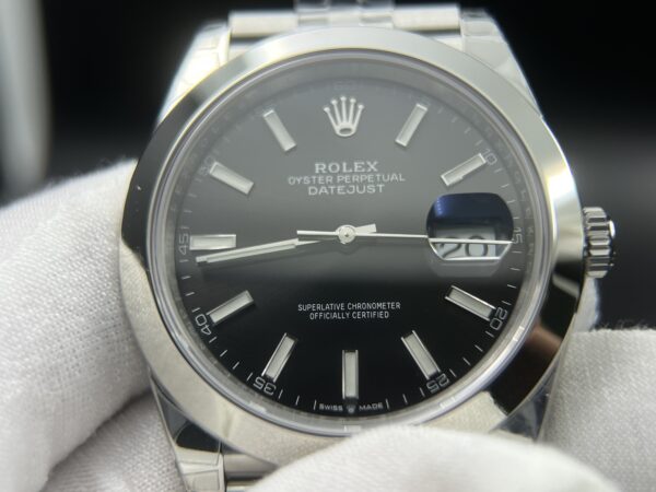 DateJust 41 126334 Clean 1:1 Best Edition 904L Steel Black Dial on Jubilee Bracelet and Oyster Bracelet VR3235 - Image 13