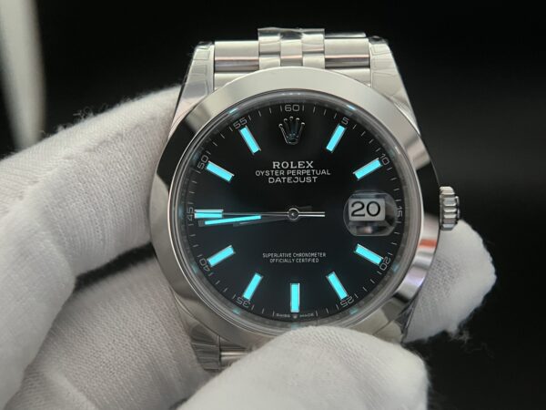 DateJust 41 126334 Clean 1:1 Best Edition 904L Steel Black Dial on Jubilee Bracelet and Oyster Bracelet VR3235 - Image 14