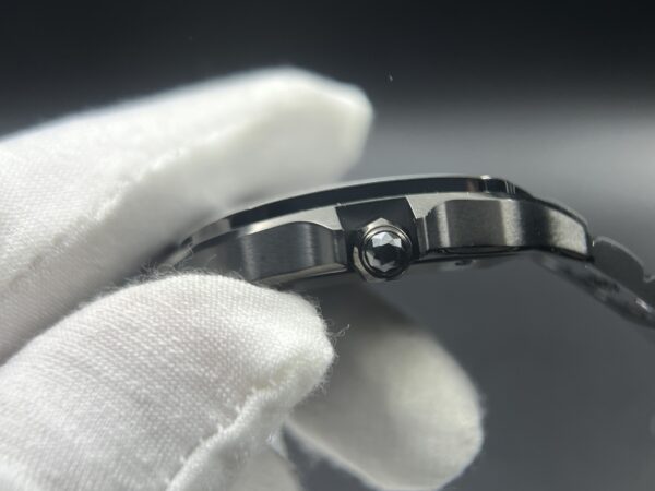 Santos de Cartier 40mm BVF 1:1 Best Edition PVD Black Dial on Black Rubber Strap MIYOTA 9015 - Image 12