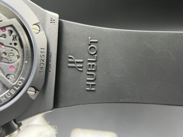 Hublot Big Bang Unico Ceramic BBF 1:1 Best Edition Black Skeleton Dial on Black Rubber Strap A1280 - Image 15