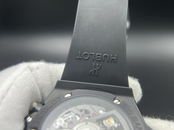 Hublot Big Bang Unico Ceramic BBF 1:1 Best Edition Black Skeleton Dial on Black Rubber Strap A1280 - Image 16
