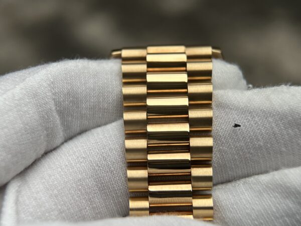 DayDate 228238 40mm QF 1:1  Green Gradient Dial Markers wrap 18K  gold(heavy version) - Image 13