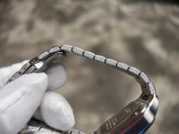 Santos de Cartier Full Lab diamonds bracelect 2000 diamonds - Image 11
