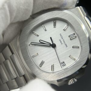Nautilus 5711/1A  Custom grey dial on SS Bracelet A324 Super Clone V2(Basic 3KF)