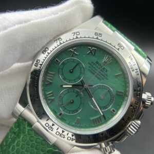 Daytona 116519 Best Edition Green Dial with Roman Markers and Green crocodile skin SA4130