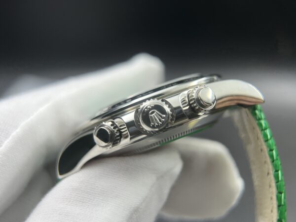 Daytona 116519 Best Edition Green Dial with Roman Markers and Green crocodile skin SA4130 - Image 16