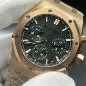 Royal Oak Chrono 26240ST Rose gold 41mm SS/SS green Dial APS SH4401